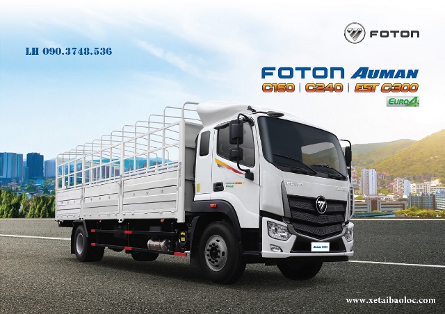 Thaco Auman C160 - Xe tải 2 chân 9 tấn giá từ 749 triệu
