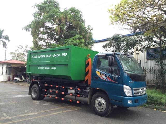 Xe chở rác thùng rời