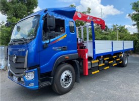 Xe tải cẩu Unic 5 tấn 5 khúc Foton Auman C160 7.75 tấn thùng 6,5 mét